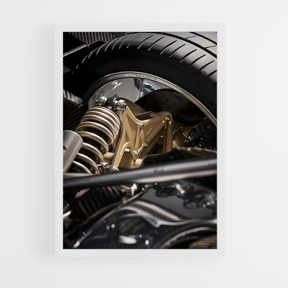 Poster Roadster Révélé – affiche Pagani (vue 3)